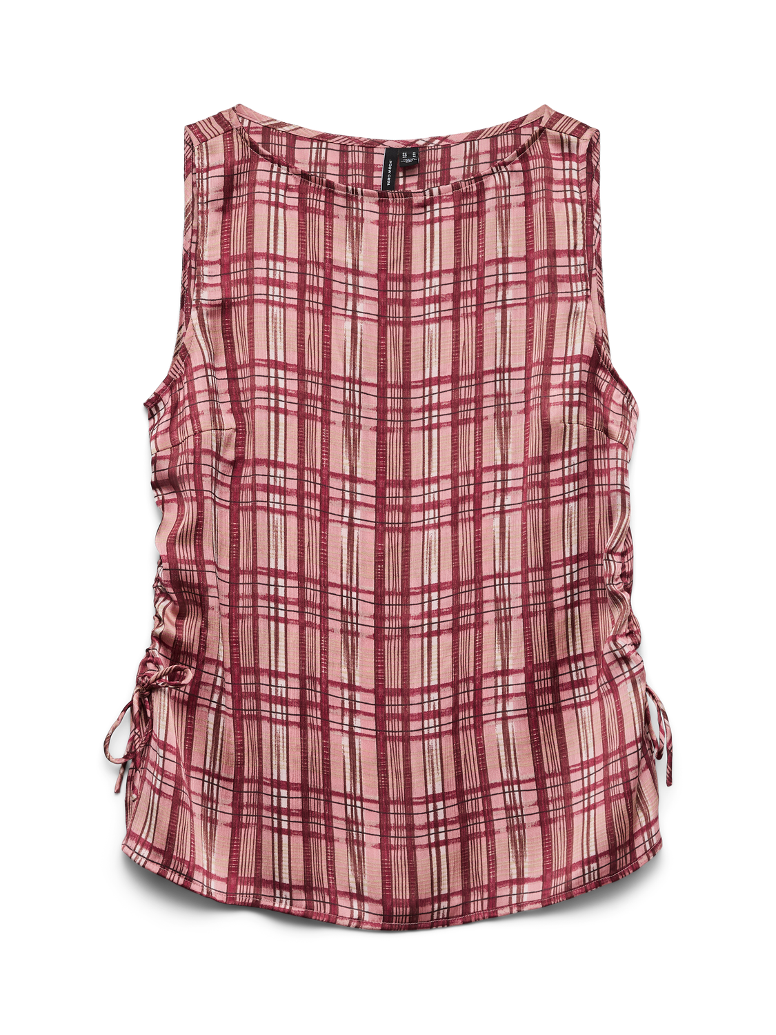 VMILSE SLEEVELESS CHECK TOP